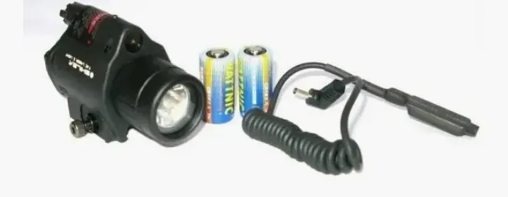 Mira laser con linterna